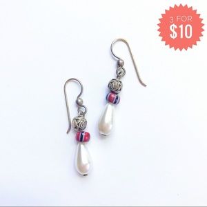 ✨ Rose Pearl Earrings